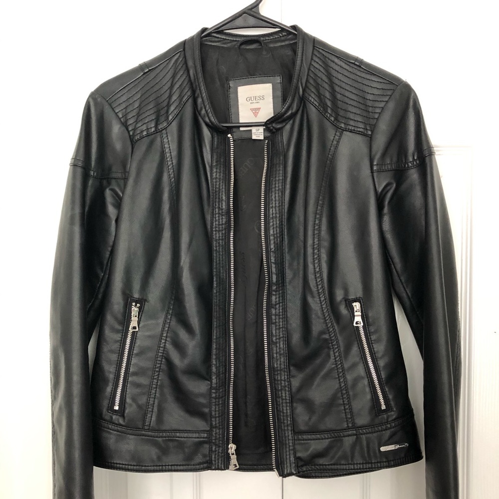 Authentic Guess Leather Jacket